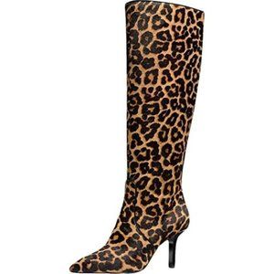 Michael Kors KATERINA Animal Print Calf Hair Boots 5